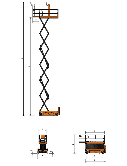 Ножничный подъемник SKYBOOM SSL-08HD